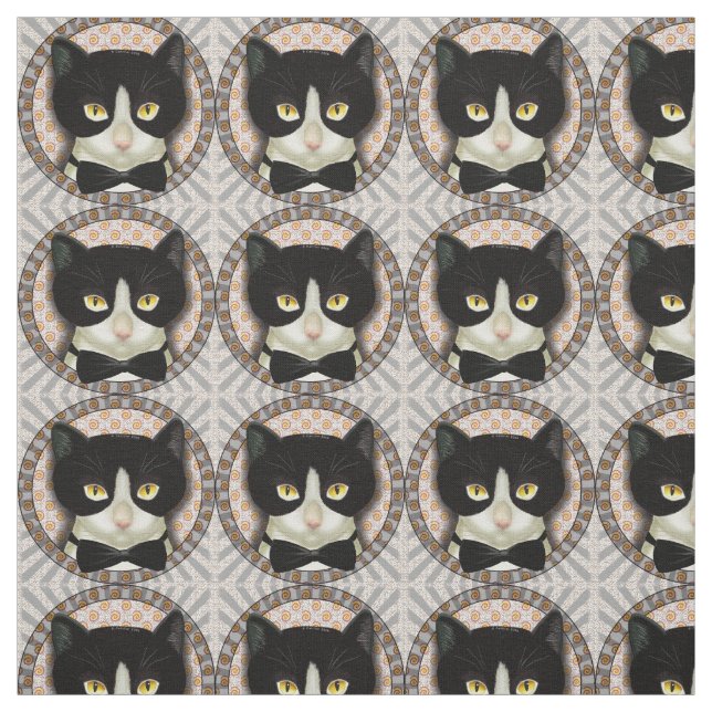 Tuxedo Cat Stoff (Muster)