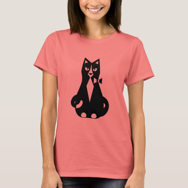 Tuxedo Cat T-Shirt (Vorderseite)