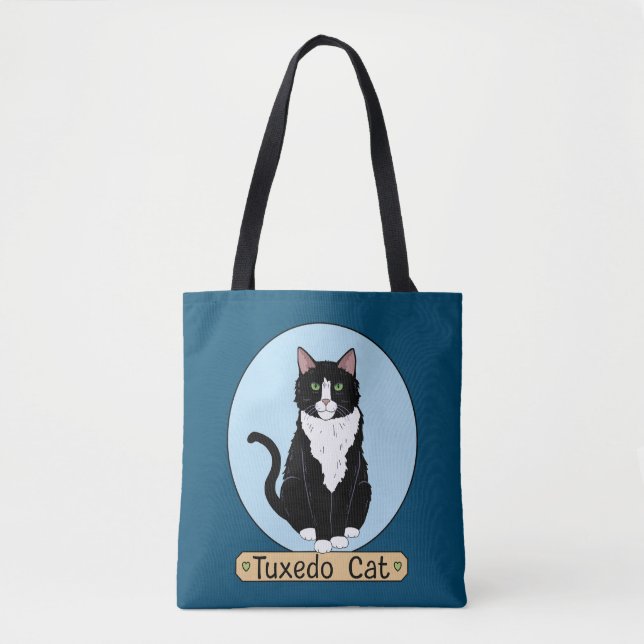 Tuxedo Cat Tasche (Vorderseite)