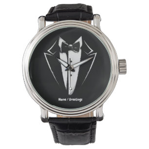 Tuxedo Classic Party Funny Confiserie Al Porto Armbanduhr