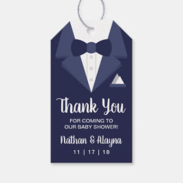 Tuxedo Favor Tag, Babydusche Tag, Schwarze Krawatt Geschenkanhänger