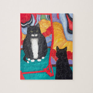 Tuxedo Fun House Fat Cat
