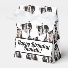 Tuxedo Kat Black Birthday Cats Cake Favor Box Geschenkschachtel
