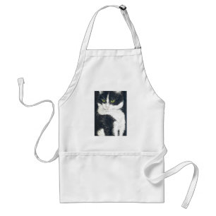 Tuxedo-Katze Schürze