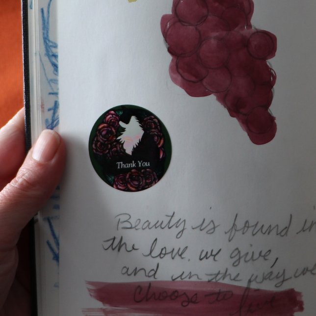 Tuxedo Katze Schwarze und weiße Katzen Runder Aufkleber (Von Creator hochgeladen)