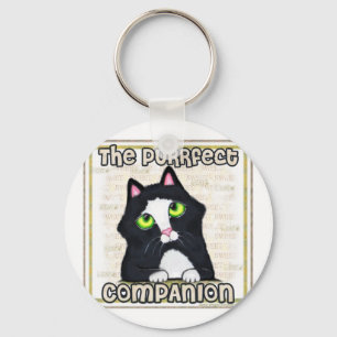 Tuxedo-Katzen-Schlüsselanhänger Schlüsselanhänger