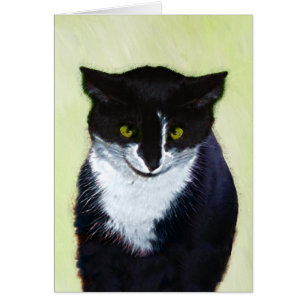 Tuxedo Katzenmalerei - Niedliche Originalkatzenart