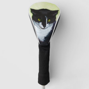Tuxedo Katzenmalerei - Niedliche Originalkatzenart Golf Headcover