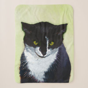 Tuxedo Katzenmalerei - Niedliche Originalkatzenart Sherpadecke