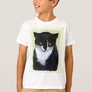 Tuxedo Katzenmalerei - Niedliche Originalkatzenart T-Shirt