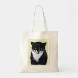 Tuxedo Katzenmalerei - Niedliche Originalkatzenart Tragetasche
