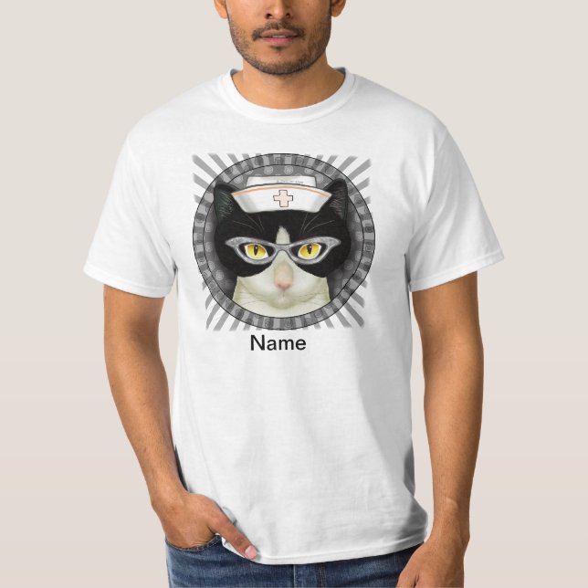 Tuxedo Katzenschwester T-Shirt (Vorderseite)