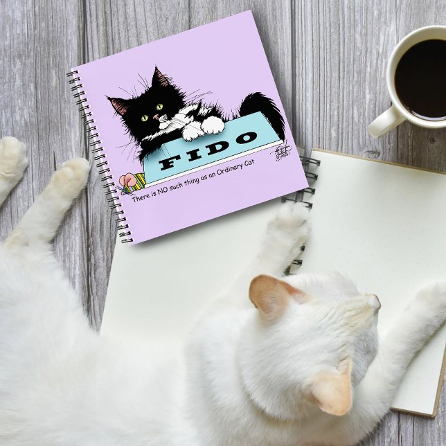 Tuxedo Kitten Dogs Bowl Notizbuch (Von Creator hochgeladen)