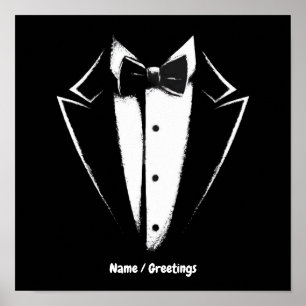 Tuxedo-Klassiker-Party-Lustiges-Konzert-Festival-D Poster