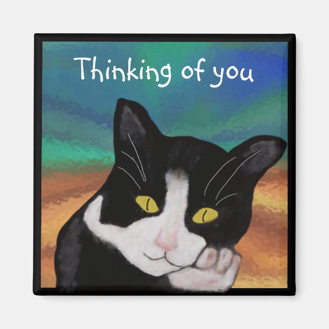 Tuxedo les Magnets du chat (Devant)