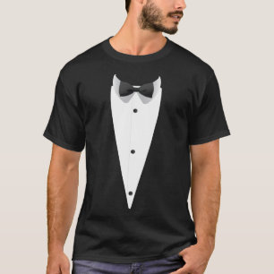 Tuxedo mit Bowtie für Hochzeiten T-Shirt