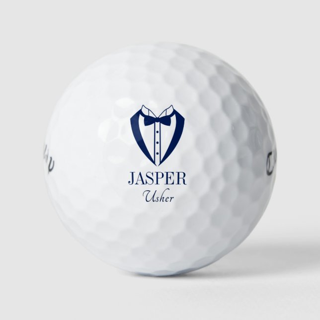 Tuxedo-Platzanweiser Golfball (Vorderseite)