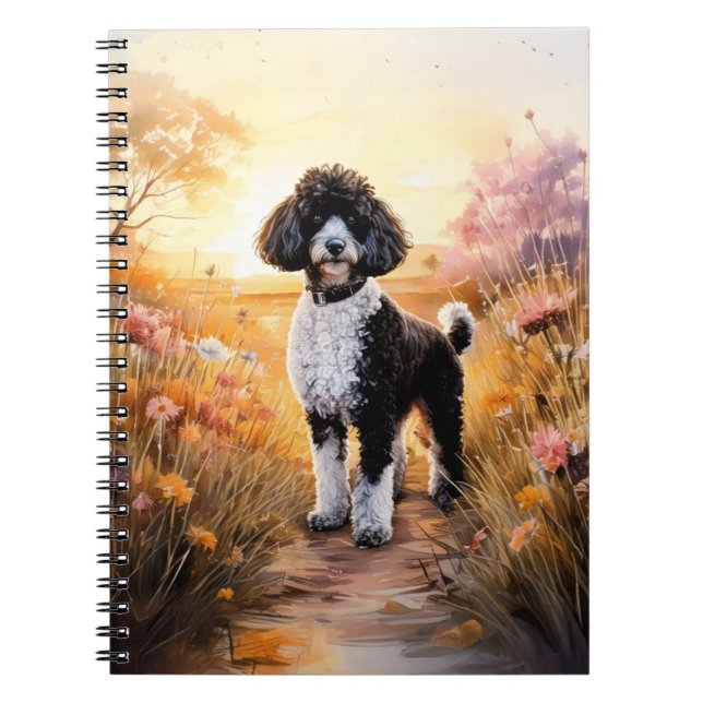 Tuxedo Poodle Hinweis Buch (Vorderseite)