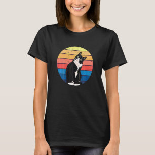 Tuxedo Retro Farben für Tierliebhaber T-Shirt