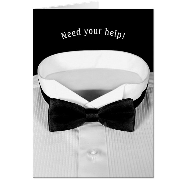 tuxedo Shirt für Hochzeitsbetreuung (Vorne)