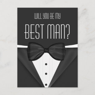 Tuxedo sind Sie meine Einladungspostkarte