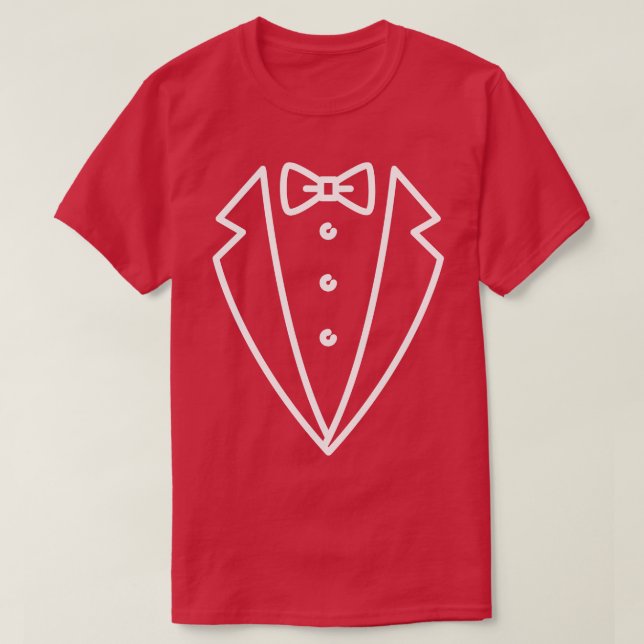 Tuxedo Style T-Shirt (Design vorne)