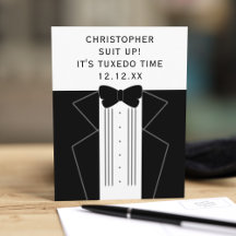 Tuxedo Wedding Bow Krawatte Trauzeuge Vorschlag Po