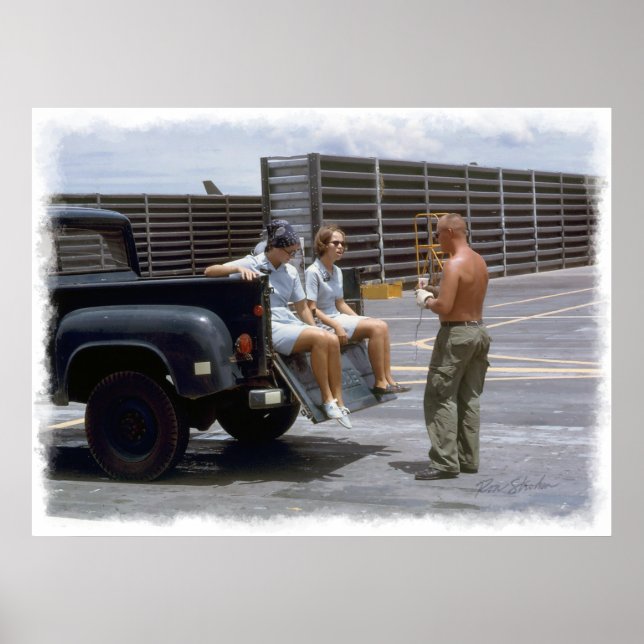 Tuy Hoa AFB Vietnam 1969 C Print Poster (Vorne)