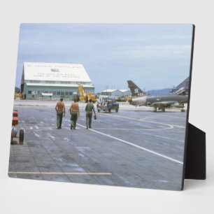 Tuy Hoa Air Base Vietnam 1969 Plaque Fotoplatte