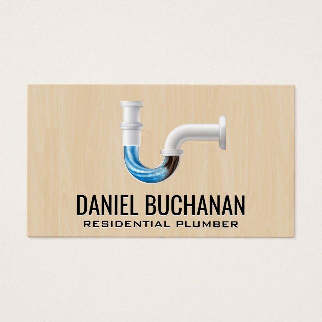 Tuyau de drainage bloqué | Services de plomberie (Devant)