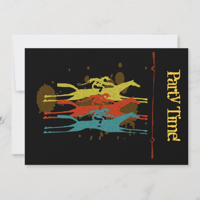 Tuyau emballant des invitations de partie (Devant)