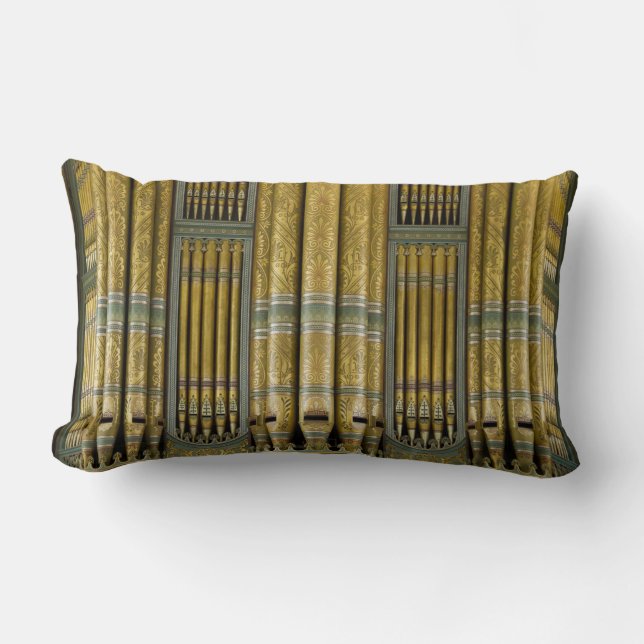 Tuyaux d'organe dans le vert et le coussin (Recto)