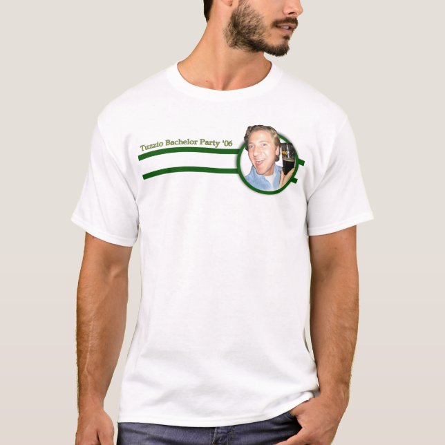 TUZ "verlor Mann" Weiß und/oder -SCHWARZES T-Shirt (Vorderseite)