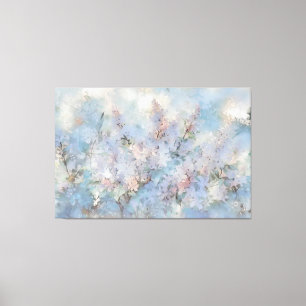 *~* TV2 Flieder Vintage Kunst auf Leinwand gedruck