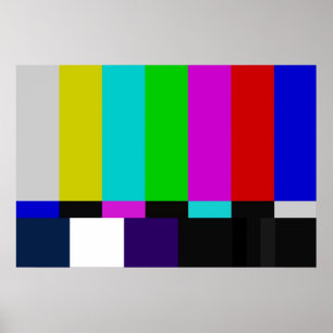TV bar color test Poster