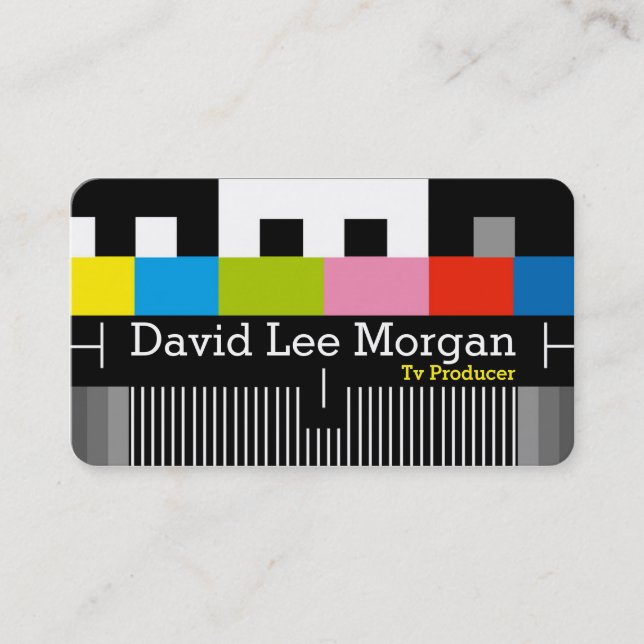 Tv Film Video Producer Visitenkarte (Vorderseite)