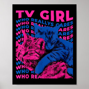 Tv Girl Album Frenchs Ausfahrt, die Cat TV wirklic Poster
