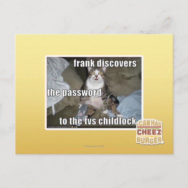 TV-Kinderschloss Postkarte (Vorderseite)