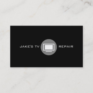 TV, moniteur Carte de visite de réparation
