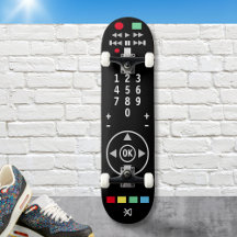 TV Remote Kontrolle Schwarz Moderne Stilvolle Cool