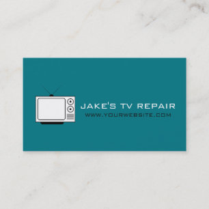 TV Repair Business Card Visitenkarte