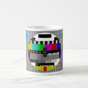 TV-Testbild Abschaltung Kaffeetasse