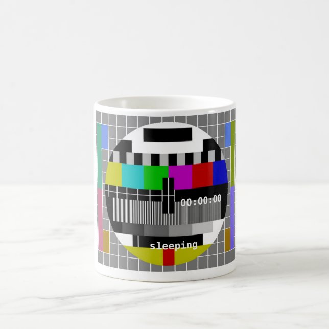 TV-Testbild Abschaltung Kaffeetasse (Mittel)