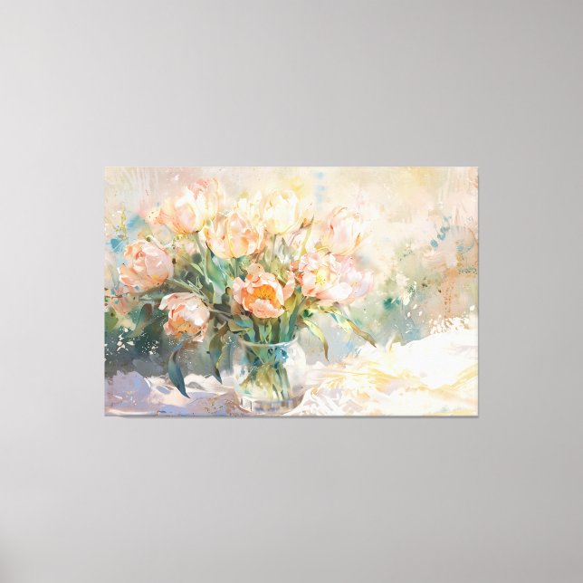 *~* TV texte2 TOUJOURS TULIPS toile étirée Impress (Recto)