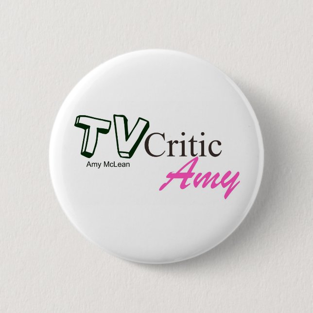 TVCriticAmy Logostandardknopf-Abzeichen Button (Vorderseite)