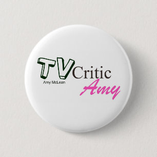 TVCriticAmy Logostandardknopf-Abzeichen Button