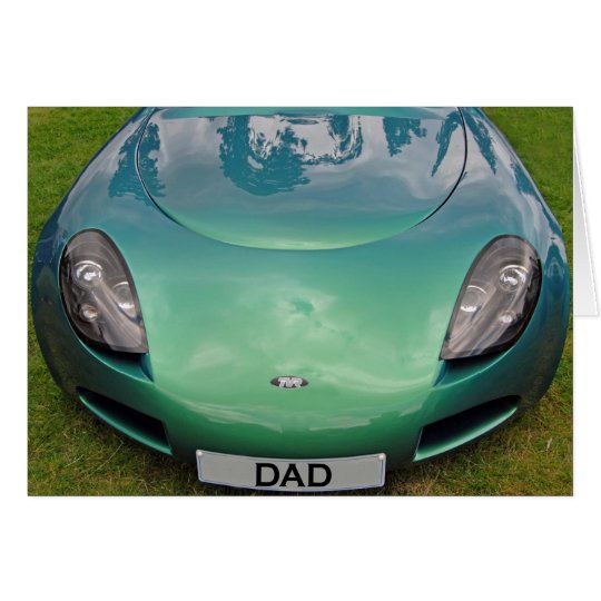 TVR-Sportautokarte der Vatertag Karte