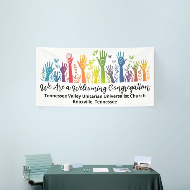 TVUC - Begrüßung der Kongregation Banner (Messeveranstaltung)