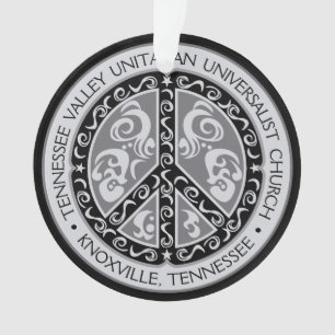 TVUC Peace Sign Car Mirror Hanging Ornament