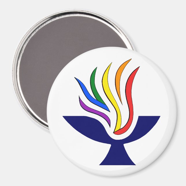 TvUC-Symbol-Flammenkhalice-Logo Magnet (Vorderseite/Rückseite)